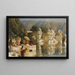 Jezioro w Udaipur, Indie - Edwin Lord Weeks — oprawiony obraz na ścianie