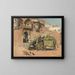Słonie Rajasza Jodhpur - Edwin Lord Weeks — oprawiony obraz na ścianie