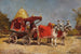 Gharry lub wóz indyjskiego plemienia - Edwin Lord Weeks — widok dzieła