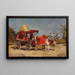 Gharry lub wóz indyjskiego plemienia - Edwin Lord Weeks — oprawiony obraz na ścianie