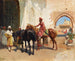 Sprzedawca perskich koni w Bombaju - Edwin Lord Weeks — widok dzieła
