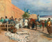 Café persan, le vendeur de poteries - Edwin Lord Weeks — widok dzieła