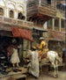 Scena uliczna w Indiach - Edwin Lord Weeks — widok dzieła