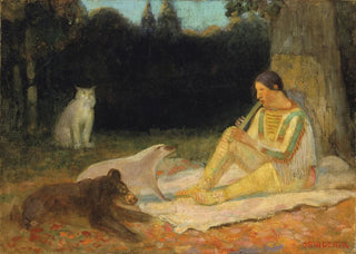 Edwin Willard Deming - The Flute Player.webp