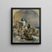 Le Christ déclenche une tempête - Eero Järnefelt — oprawiony obraz na ścianie