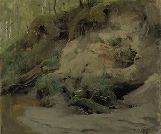 Las z piaszczystym stokiem - Eero Järnefelt — widok dzieła