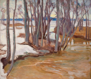 Inundacja wiosenna na Tuusulanjärvi - Eero Järnefelt — widok dzieła