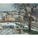 Reprodukcja obrazu Efekt Śniegu w L'Hermitage, Pontoise - Camille Pissarro