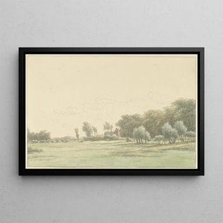Egbert van Drielst - Landschap in de omgeving van Wageningen.webp