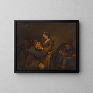 Egbert van Heemskerck the Younger - An amorous couple in an inn.webp