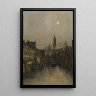 Egide Franois Leemans - The Koolvliet in Antwerp.webp