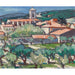 Reprodukcja obrazu Kościół w Cassis - Samuel John Peploe