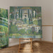 Reprodukcja obrazu Kościół w Cassone Pejzaż z cyprysami - Gustav Klimt