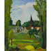 Reprodukcja obrazu Kościół w Vieux Moulin niedaleko Compiègne (Oise) - Suzanne Valadon