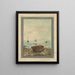 Bateaux - Egon Schiele — oprawiony obraz na ścianie