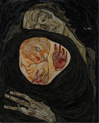 Matka zmarła - Egon Schiele — widok dzieła