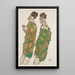 Dewocja - Egon Schiele — oprawiony obraz na ścianie