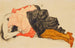 Kobieta ukrywająca twarz - Egon Schiele — widok dzieła