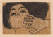 Tête de femme - Egon Schiele — widok dzieła