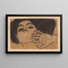 Tête de femme - Egon Schiele — oprawiony obraz na ścianie