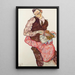 Kochanków - Egon Schiele — oprawiony obraz na ścianie