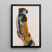Moa - Egon Schiele — oprawiony obraz na ścianie
