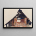 Stary szczyt - Egon Schiele — oprawiony obraz na ścianie