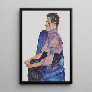 Reprodukcja obrazu Portret Anton Peschka - Egon Schiele