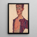 Reprodukcja obrazu Autoportrait grimaçant - Egon Schiele
