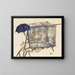 Chariot de street - Egon Schiele — oprawiony obraz na ścianie