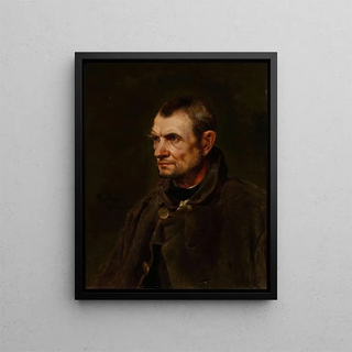 Eilif Peterssen - Figure Study of the Farmer Florian Killian.webp