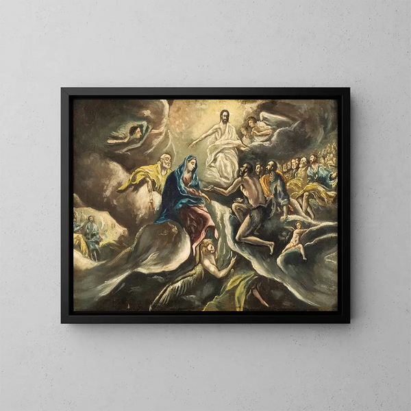 Le funérailles du comte d'Orgaz - El Greco — oprawiony obraz na ścianie