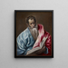 Święty Mateusz - El Greco — oprawiony obraz na ścianie
