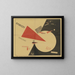Battez les blancs avec le coin rouge - El Lissitzky — oprawiony obraz na ścianie