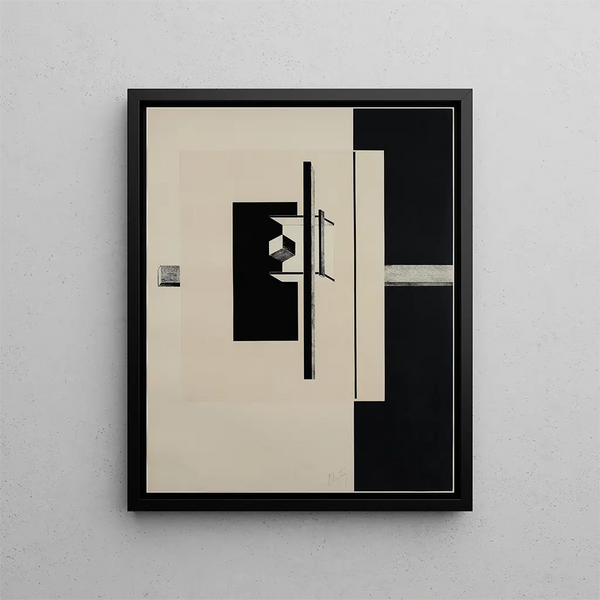 Marque: Kestnermappe Proun Rob Levnis & Chapman GmbH Hanovre 7 - El Lissitzky — oprawiony obraz na ścianie
