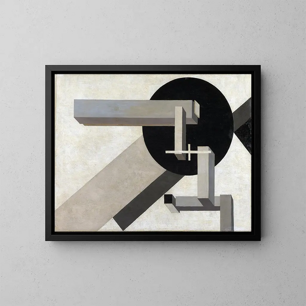 Proun 1D - El Lissitzky — oprawiony obraz na ścianie