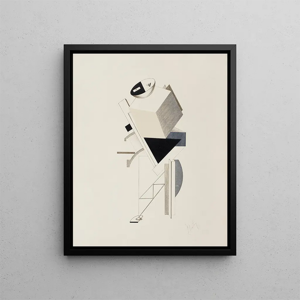 Posterunek strażniczy - El Lissitzky — oprawiony obraz na ścianie