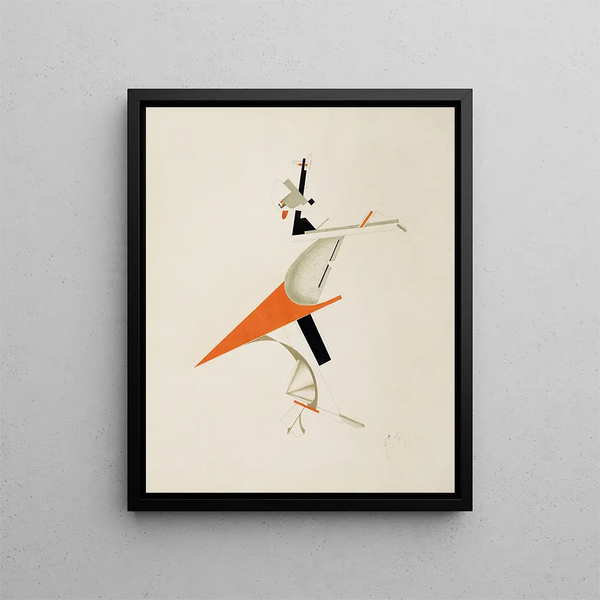 Le Sentinel Zankstifter - El Lissitzky — oprawiony obraz na ścianie