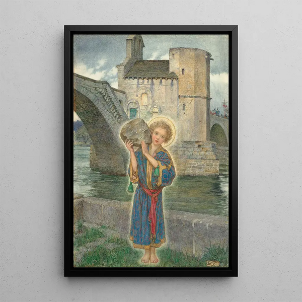 Reprodukcja obrazu Święty Bénézet z Avignon - Eleanor Fortescue-Brickdale