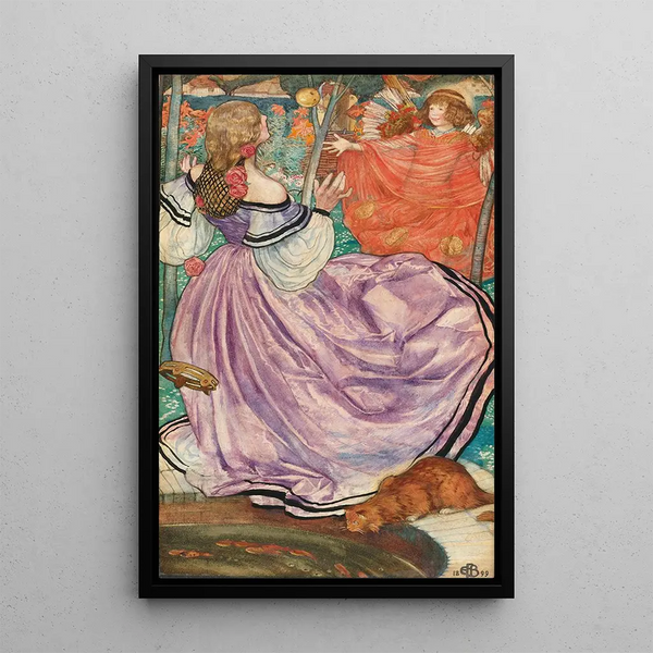 La Pomme Dorée - Eleanor Fortescue-Brickdale — oprawiony obraz na ścianie
