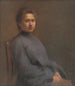 portret kobiety artysty - Elemér Halász-Hradil — widok dzieła