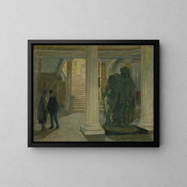 Le vestibule du musée de Košice - Elemér Halász-Hradil — oprawiony obraz na ścianie