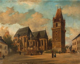 Elias Pieter van Bommel - Die Augustinerkirche in Perchtoldsdorf bei Wien.webp