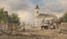 Parvis de l'église avec fontaine - Elias Pieter van Bommel — widok dzieła