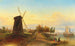 Młyn wodny w pobliżu Amsterdamu - Elias Pieter van Bommel — widok dzieła