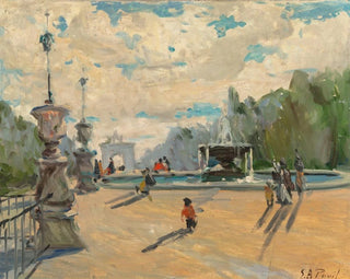 Place du Carrousel, Paryż - Élie Anatole Pavil — widok dzieła