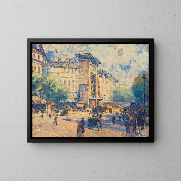 Porte Saint-Denis - Élie Anatole Pavil — oprawiony obraz na ścianie