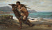 Rybak i syrena - Elihu Vedder — widok dzieła