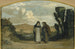 Moines sur la voie Appienne - Elihu Vedder — widok dzieła