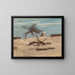 Drzewo i groby na drodze Tel El Armano, Egipt - Elihu Vedder — oprawiony obraz na ścianie